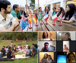 Fotos de Membros Reunidos em Eventos de Conversação de Idiomas - Clube Poliglota Brasil (CPB)